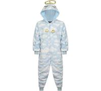 A2Z 4 Kids Girls Boys Angel Costume Kids Jumpsuits Soft Plush Fleece - E.Soft Angel Onesie 7-8