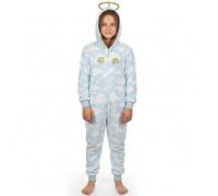 A2Z 4 Kids Girls Boys Angel Onesie Soft Plush Fleece Hooded Jumpsuit - E.Soft Angel Onesie 11-12