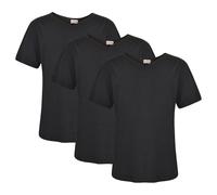 A2Z 4 Kids Girls Boys Basic Pack of 3 T-Shirt Back to School Short Sleeve - Basic T Shirt 3 Pack Black 5-6