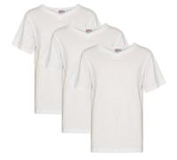 A2Z 4 Kids Girls Boys Basic Pack of 3 T-Shirt Back to School Short Sleeve - Basic T Shirt 3 Pack White 9-10