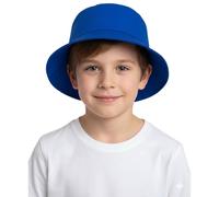 A2Z 4 Kids Girls Boys Bucket Hat 100% Cotton Foldable Summer Sun - Hat Bucket 1464 Royal 3-6 Yrs