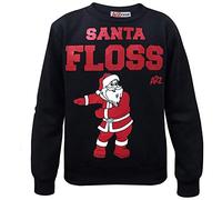 A2Z 4 Kids Girls Boys Christmas Jumper Pullover Sweatshirt Santa Floss Ya Filthy Animal and Penguin Print Long Sleeves Xmas Gifts Childrens Age 2-13 Years