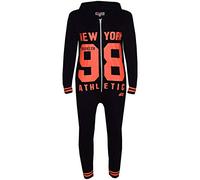 A2Z 4 Kids Girls Boys Cotton Onesie New York - Cotton Onesie N Y Black & Orange 5-6