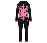 A2Z 4 Kids Girls Boys Cotton Onesie New York - Cotton Onesie N Y Black & Pink 7-8
