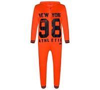 A2Z 4 Kids Girls Boys Cotton Onesie New York - Cotton Onesie N Y Neon Orange 9-10