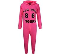 A2Z 4 Kids Girls Boys Cotton Onesie New York - Cotton Onesie N Y Neon Pink 11-12
