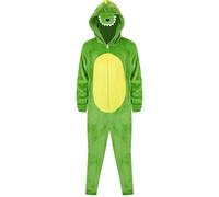 A2Z 4 Kids Girls Boys Crocodile Costume Kids Animal Face Jumpsuit - E.Soft Crocodile Onesie 11-12