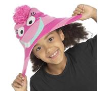 A2Z 4 Kids Girls Boys Hat Monster Earflap Bobble Pom Pom - Hat KH1046 Monster Pink 3-6