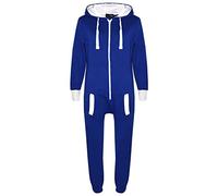 A2Z 4 Kids Girls Boys Onesie One Piece Pyjamas - Onesie Bone Pocket Royal 7-8.