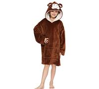 A2Z 4 Kids Girls Boys Oversized Hoodie Printed Snuggle Comfy Blanket Super - Snuggle 950 Monkey_.Kids