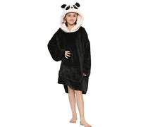 A2Z 4 Kids Girls Boys Oversized Hoodie Printed Snuggle Comfy Blanket Super - Snuggle 950 Panda_.Kids