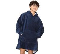 A2Z 4 Kids Girls Boys Oversized Hoodie Snuggle One Size Warmth Sherpa Fleece Lining - Snuggle 958 Navy Kids One Size