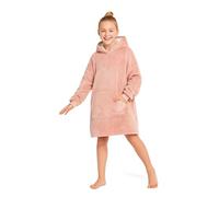 A2Z 4 Kids Girls Boys Oversized Hoodie Snuggle with Plush Warmth Sherpa Fleece Lining - Snuggle 958 Blush Pink Kids 11-14