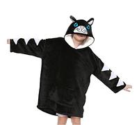 A2Z 4 Kids Girls Boys Oversized - Snuggle 957 Cat Black Kids 3-6