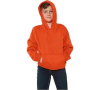 A2Z 4 Kids Girls Boys Plain Sweatshirt Tie Dye Pullover - Plain Sweat Hoodie Orange 2-3