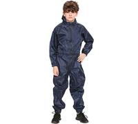 A2Z 4 Kids Girls Boys Raincoat Kids Puddle Suits All in One - Rainsuit 642 Navy 11-12
