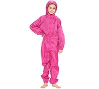 A2Z 4 Kids Girls Boys Raincoat Kids Puddle Suits All in One - Rainsuit 642 Pink 5-6