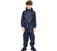 A2Z 4 Kids Girls Boys Raincoat - Rainsuit 641 Navy 3-4
