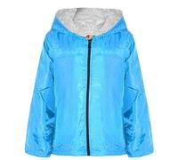 A2Z 4 Kids Girls Boys Raincoats Jackets Kids Lightweight Kag Mac- Raincoat Jacket 449 Aqua 9-10