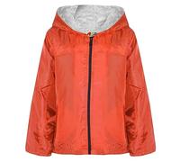 A2Z 4 Kids Girls Boys Raincoats Jackets Kids Lightweight Kag Mac- Raincoat Jacket 449 Orange 9-10