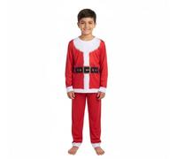A2Z 4 Kids Girls Boys Santa Claus Christmas Costume Red Santa Role Play Suit - Santa Costume Red 11-12