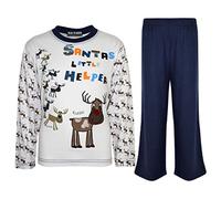 A2Z 4 Kids Girls Boys Santas Little Helper Christmas Pyjamas Ages 1-7 Years | Santa's Little Helper Christmas Pyjamas for Girls Boys Festive Nightwear PJ