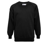 A2Z 4 Kids Girls Boys Scouts School Uniform - V Neck Jumper 356 Black 9-10