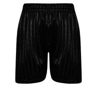 A2Z 4 Kids Girls Boys Shadow Stripe PE Shorts Sports Football Gym School - Shadow Shorts Black 7-8