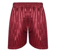 A2Z 4 Kids Girls Boys Shadow Stripe PE Shorts Sports Football Gym School - Shadow Shorts Wine 7-8.