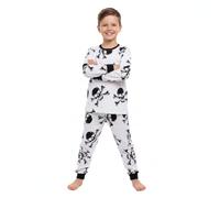 A2Z 4 Kids Girls Boys Skull Bones Children PJs 2 Piece Cotton Set - PJS 162 White 5-6