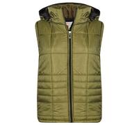 A2Z 4 Kids Girls Boys Sleeveless Hooded Padded Quilted Lined - Gilet Quilted 506 Olive 13.