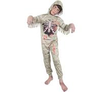 A2Z 4 Kids Girls Boys Spine Chilling Zombie Egyptian Mummy - Zombie Mummy Onesie 933._12-14