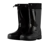 A2Z 4 Kids Girls Boys Wellies Rain Boot Anti Slip Waterproof - Wellies Twin Tread Black 8 UK Child