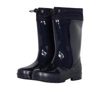 A2Z 4 Kids Girls Boys Wellies Rain Boot Anti Slip Waterproof - Wellies Twin Tread Navy 4 UK Child