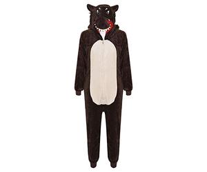 A2Z 4 Kids Girls Boys Wolf Costume Jumpsuits Soft Plush Fleece Playsuit - E.Soft Wolf 2-3
