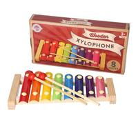 A2Z 4 Kids Girls Boys Xylophone Children Educational Musical Xylophone Baby Musical Instument Toys Kids Rainbow 8-Note Glockenspiel Wooden Frame Xylophone With 2- Mallets Montessori Birthday Gift