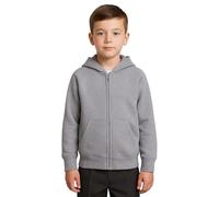 A2Z 4 Kids Girls Boys Zipper Long Sleeves Pullover Hoodie - Zipper 461 Grey 7-8