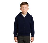A2Z 4 Kids Girls Boys Zipper Long Sleeves Pullover Hoodie - Zipper 461 Navy 6-7