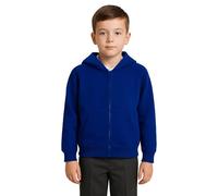 A2Z 4 Kids Girls Boys Zipper Long Sleeves Pullover Hoodie - Zipper 461 Royal 5-6