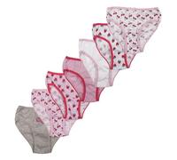 A2Z 4 Kids Girls Briefs Pack of 7 Moon Stars Galaxy & Days of the Week Prints Unicorn & Fruit Theme Knickers - Girls Briefs AZ290 Fruits 5-6