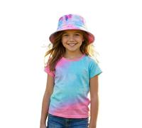 A2Z 4 Kids Girls - Bucket Hat 3270 Tye Dye SkyBlue 8-12 Yrs