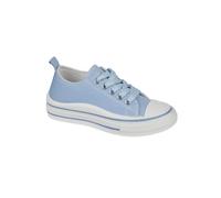 A2Z 4 Kids Girls Canvas Sneakers Casual Lightweight Trainers Anti-Slip Running Walking Sports - Sneakers Montpellier Sky Blue 10 UK CH