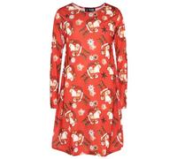 A2Z 4 Kids Girls Christmas Dress Multi Xmas Long Sleeve Dresses - Xmas-Dress Santa Gifts Red 5-6.