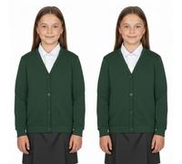 A2Z 4 Kids Girls Club Scouts - UF Cardigan Green 2 Pack 5-6