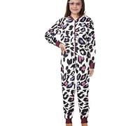 A2Z 4 Kids Girls Cotton Onesie Pyjamas Lounge Wear Comfy Kids - Cotton Onesie 154 White 11-12