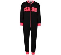A2Z 4 Kids Girls Cotton Onesie Pyjamas #Sassy Print All in One - Cotton Onesie #Sassy N. Pink._5-6