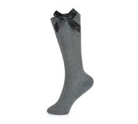 A2Z 4 Kids Girls Cute and Cozy Cotton Rich Knee High Socks - Socks AZ408 Grey 3-6