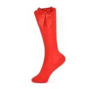 A2Z 4 Kids Girls Cute and Cozy Cotton Rich Knee High Socks - Socks AZ408 Red 2-3