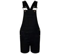 A2Z 4 Kids Girls Denim - Shorts Dungaree D77 Black 5-6