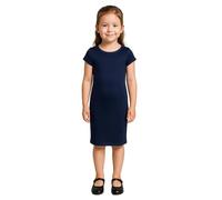 A2Z 4 Kids Girls Dresses Plain Short Sleeves Cap Slim Fit Stretch Bodycon Midi Maxi Comfortable Summer Party Fashion Dress Top Age 5-13 Years